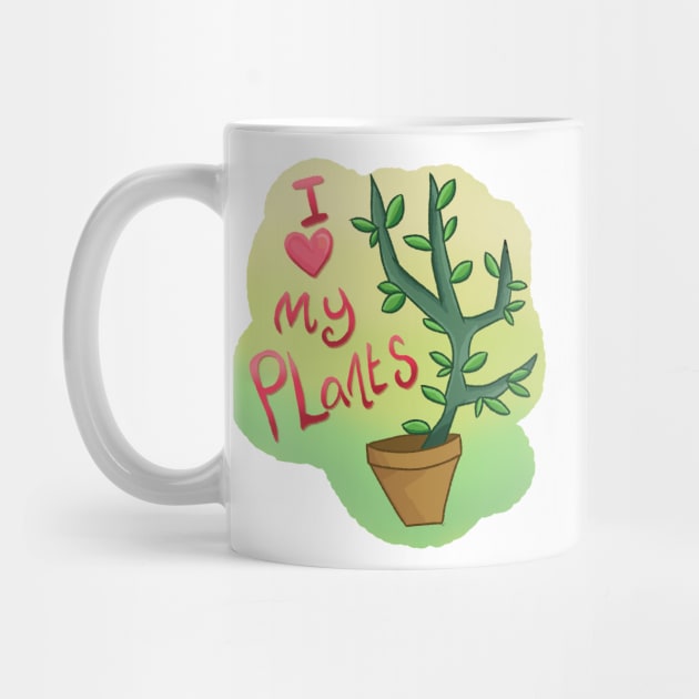 I Heart My Plants by Quirkball